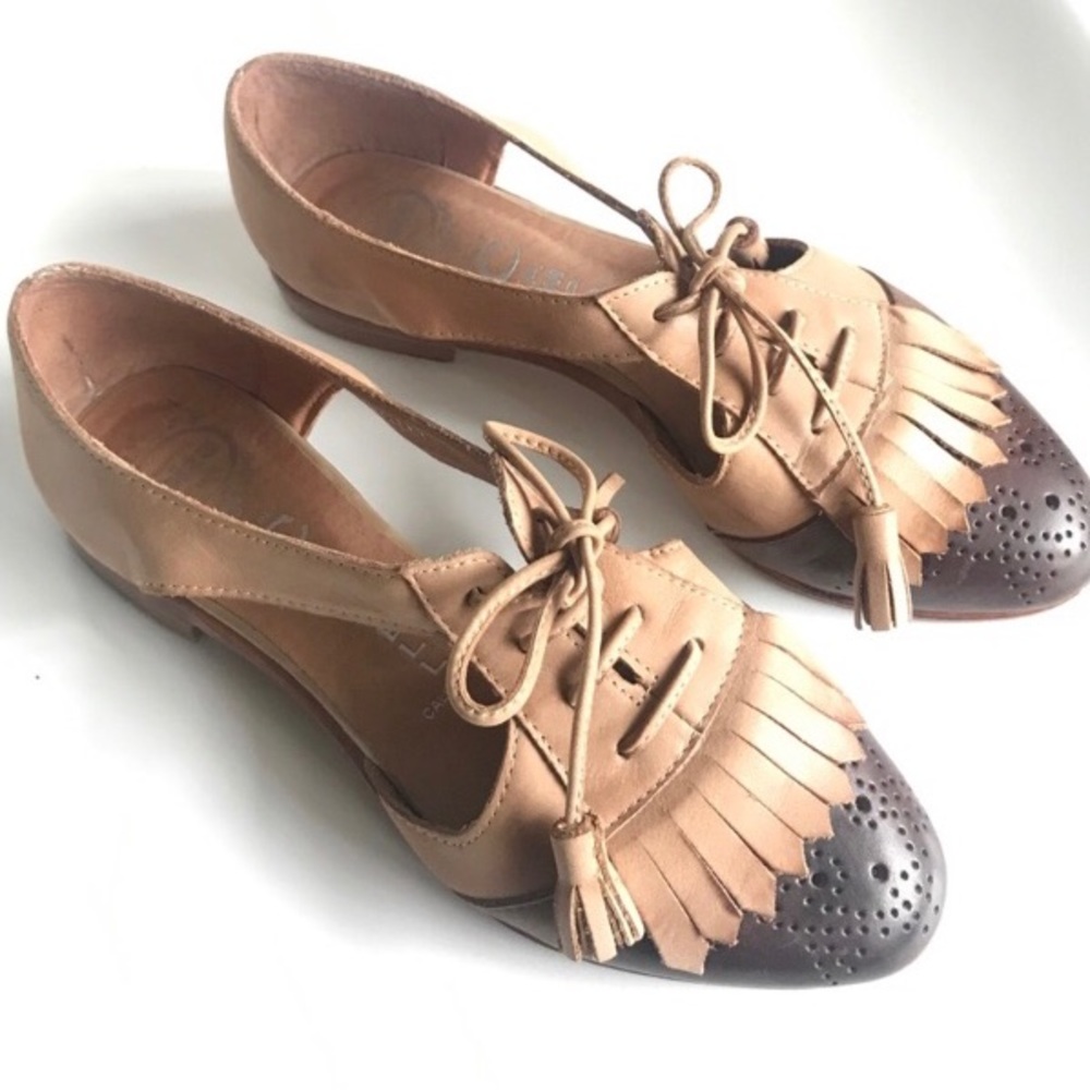 Jeffrey Campbell oxford flat. Size: 6